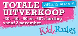 Totale uitverkoop  KIDZ RULES Lichtaart