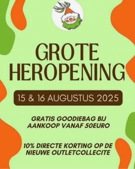 Grote heropening Pierrot Outletstore