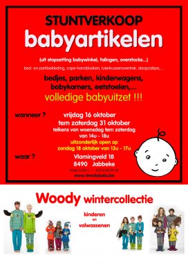 stuntverkoop babyartikelen