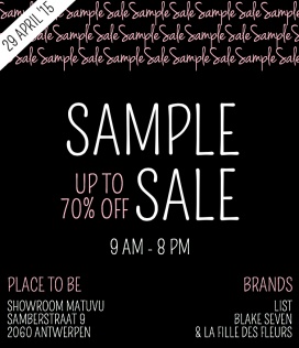 Sample sale - new women collections 