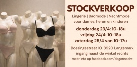 Stockverkoop Dag & Nacht lingerie