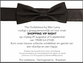 VIP Shopping Night op Vrijdag 29 Aug & 05 Sept tot 21u30