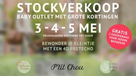 Stockverkoop P’tit Chou / Bellissimo Boutique / Echo Baby Spa