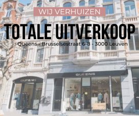 Totale uitverkoop Queens Fashion Leuven