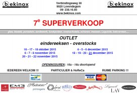 Superverkoop Bekinox (kookmateriaal)