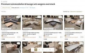 Unieke online veilingverkoop van PREMIUM TUINMEUBELEN vanaf 1 euro via Vavato.com - Alles mag weg!