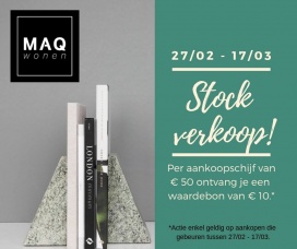 Stockverkoop MAQ wonen