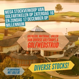 Stockverkoop golfartikelen