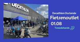 Outlet tweedehandsfietsen en refurbished koersfietsen Decathlon Oostende