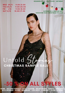 Untold Stories sample sale