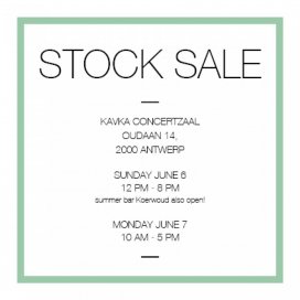 Stock sale in Kavka (Antwerpen)