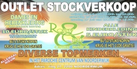 Stockverkoop dames-, heren en kinderkleding