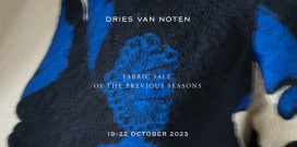 Dries Van Noten stoffenverkoop