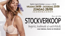 Stockverkoop Sophie Lingerie Boetique