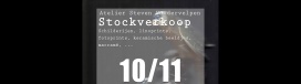 Stockverkoop atelier Steven Vandervelpen