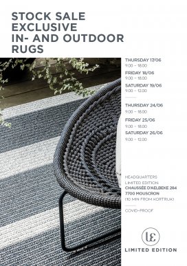 STOCK SALE EXCLUSIVE IN- AND OUTDOOR RUGS!