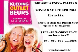 7 FOR ALL MANKIND jeans op de kledingbeurs in Brussels expo (paleis 9)