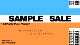 Sample sale The Masterplan Agency
