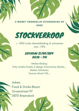 Stockverkoop dameskleding en schoenen