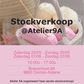 Stockverkoop @ Atelier 9A - wolshop en meer