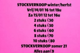 Stockverkoop herfst/winter  Manou's Look