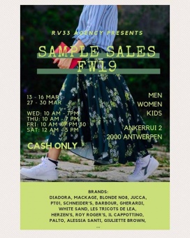 Sample sales diverse merkkleding & sneakers  Women, Men & kids 