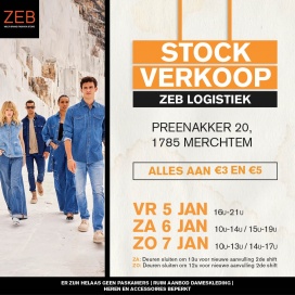 ZEB stockverkoop Merchtem