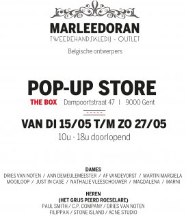 Marleedoran outlet pop-up store