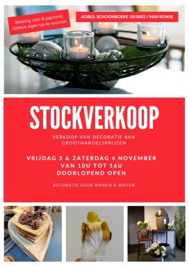 2e stockverkoop OKE DECORATIONS