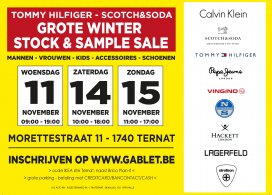 Tommy Hilfiger - Scotch&Soda GROTE WINTER STOCK & SAMPLE SALE