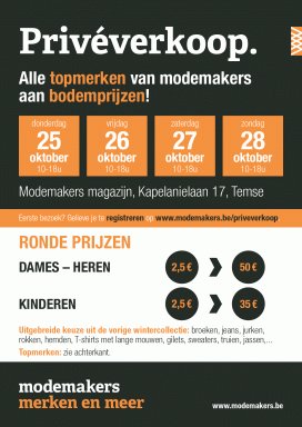 Privéverkoop modemakers