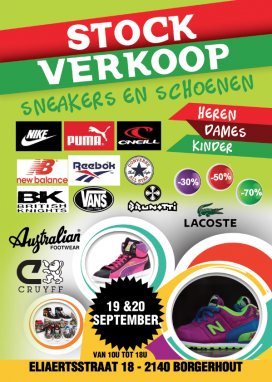 Stockverkoop sneackers&schoenen