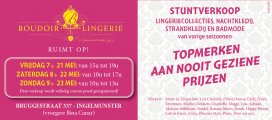 Stuntverkoop Lingerie