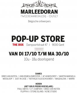 Marleedoran outlet pop-up store