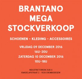 Mega stockverkoop Brantano