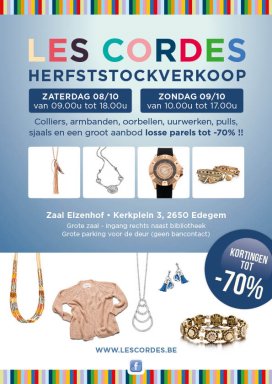 Stockverkoop ' Les Cordes' (fantasiejuwelen)