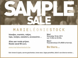 Sample & Stock Sale Marie Leonie