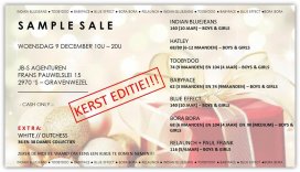 Sample sale JB-S Agenturen (kinderkleding + dameskleding)