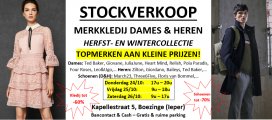 Stockverkoop merkkledij dames en heren herfst/winter