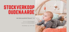 Stockverkoop babyartikelen Oudenaarde.