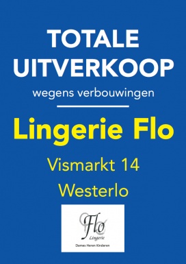 Lingerie uitverkoop wegens verbouwingen