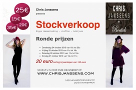 Stockverkoop Chris Janssens