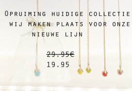 Mme Bovary maakt plaats voor nieuwe collectie! Juwelen aan 19.95€ ipv 36€ 