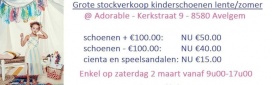 Stockverkoop Kinderschoenen Zomer