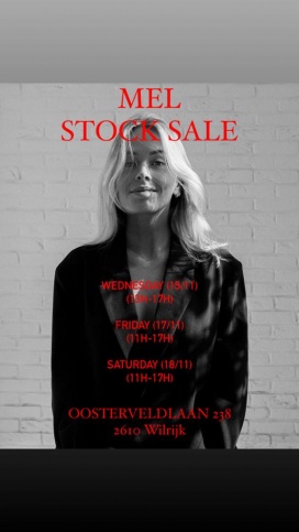 MEL ANTWERP - STOCKSALE 