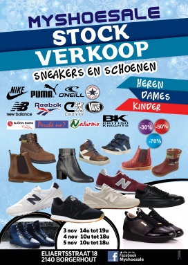 stockverkoop schoenen en sneakers