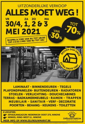 Stockverkoop: kortingen tot -70%!