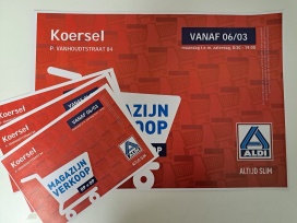 Magazijnverkoop Aldi Koersel