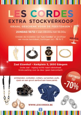  Extra Stockverkoop 'Les Cordes' (fantasiejuwelen)