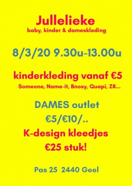 Stockverkoop dames & kinderkleding